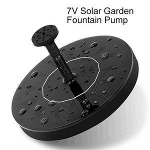 Solar Garden Fountains 7V Solar Garden Fountain Pump Waterfalls Power Solar Bird Fountain Powered Water Pump Birdbath Fountain