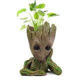 Flower Pot Baby Groot Flowerpot Planter Action Figures Tree Man Model Toy For Kids Pen Holder Creative Garden Flower Planter Pot