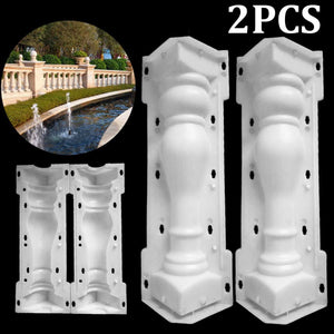 60x14cm Roman Column Mold Balcony Garden Pool Fence Cement Railing Plaster Concrete Mold column mold guardrail Building